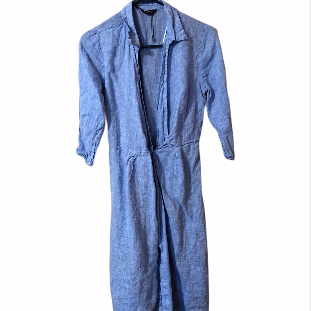 FINAL PRICE Zara Linen Chambray dress/outfit cover
